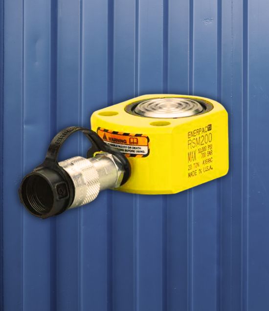 Cilindro hidráulico ultra baixo / bolacha